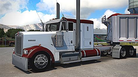 Kenworth W900l Flat Top Flat Glass American Truck Simulator Ats