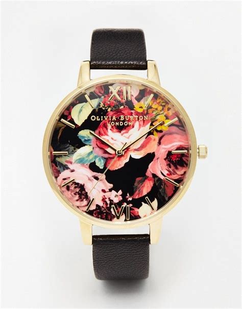 Asos Olivia Burton Big Dial Painterly Prints Watch Stylish Watches