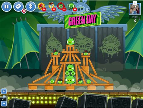 Rovio Releases Green Day Levels For Angry Birds Facebook Geek News