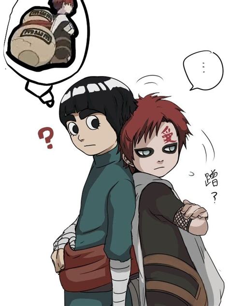 Rock Lee X Gaara Fanart Fritto