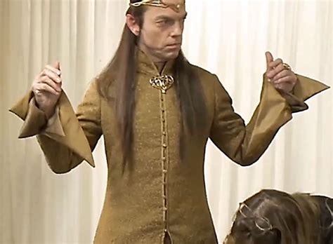 Hugo Weaving As Lord Elrond The Hobbit Trilogy Behind The Scenes