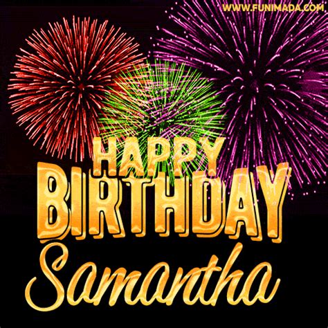 Mis Creaciones 2018 Happy Birthday Samantha