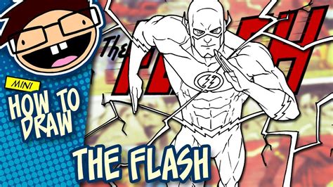 How To Draw The Flash Comic Version Narrated Easy Step By Step
