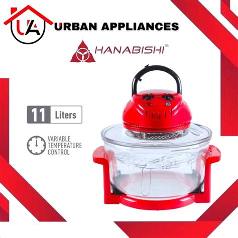 Hanabishi 7 In 1 Turbo Broiler With Tough Tempered Glass Pot Htb 128