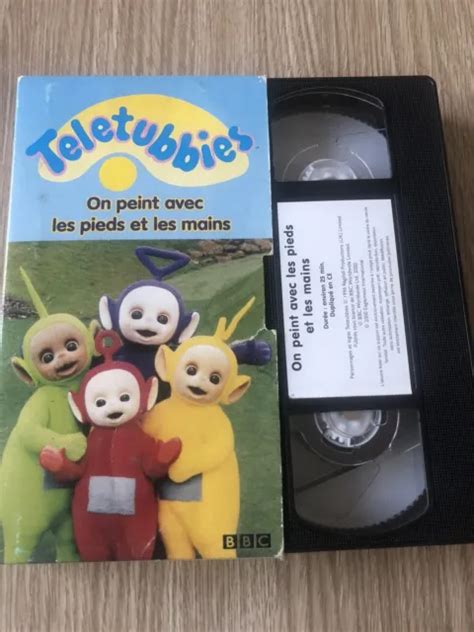 CASSETTE VIDÉO VHS Teletubbies On Peint Avec Les Pieds Et Les Mains