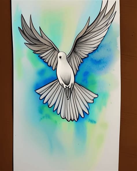 Holy Spirit Dove Illustration Watercolor · Creative Fabrica
