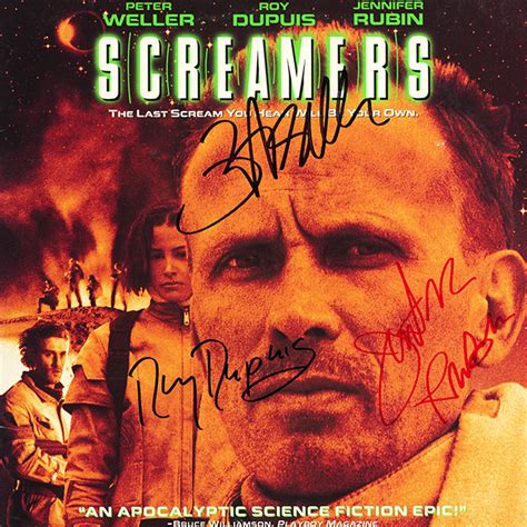 Screamers Cast Signed Movie Laserdisc Album Artist Signed