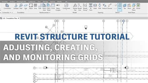 Revit Structure Tutorial Creating Grid Lines Youtube