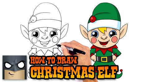 How To Draw Christmas Elf Holiday Drawing Lesson Youtube