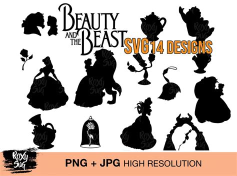 Beauty and the Beast SVG for Cricut Beauty and the Beast SVG | Etsy in
