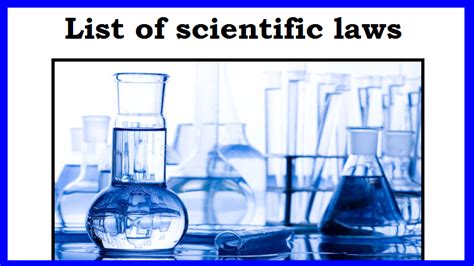 List of scientific laws