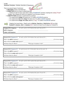 Worksheet answers virtual lab dna and genes worksheet answers eventually, you will very discover a new experience and feat by. Mutations Homework
