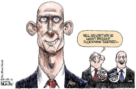Presumptuous Politics Florida Gov Rick Scott Cartoons