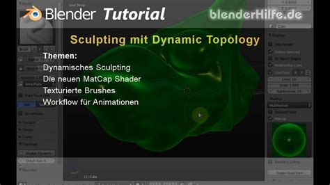 Blender 3D Tutorial - Sculpting mit Dynamic Topology ...