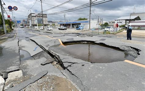 Tsunami waves that were more than 40m high crashed some 10km inland, washing away entire towns. Japan earthquake kills 4 and raises fears of aftershocks