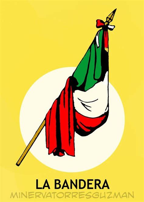 La Bandera Loteria Mexican Pop Art Print Etsy Pop Art Print Pop Art Card Art