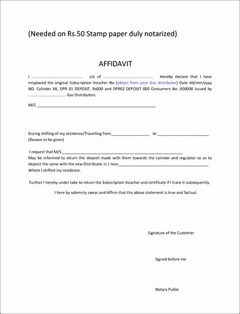 Printable Affidavit Example Forms And Templates Fi Vrogue Co