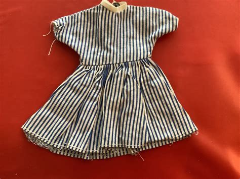 Vintage 1960s Barbie Doll Sandy Skipper Candy Striper Nurse Uniform