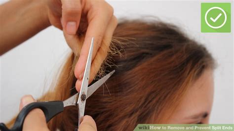 How To Remove And Prevent Split Ends With Pictures Wikihow