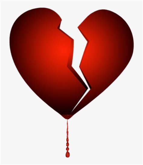 Emoji Broken Heart Transparent Background A Love Heart Broken In Two