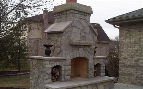 Midwest Construction And Remodeling Custom Outdoor Fireplaces And Kitchens