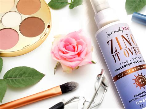 Tips To Reapply Spf Over Your Makeup With Seriously Fab Zinc It Over