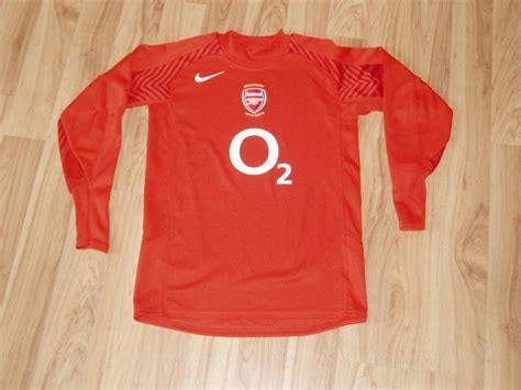 Arsenal Goleiro Camisa De Futebol 2005 2006 Sponsored By O2