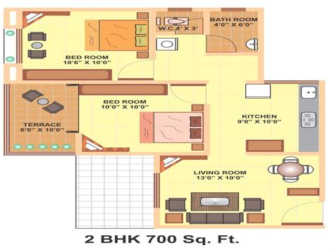 Row house plans in 700 sq ft. 700 Sq Ft Home Plans | plougonver.com