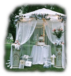 That's why, if you're like us, you're probably putting a good amount of thought into how you can best decorate the space to reflect your personal style and set the stage for the heartfelt vows to come. Wedding Canopy