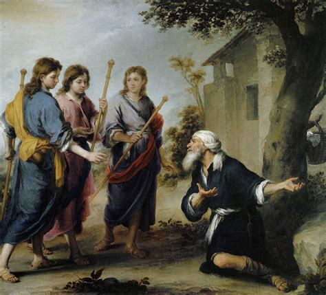 Bartolom Esteban Murillo Abraham And The Three Angels