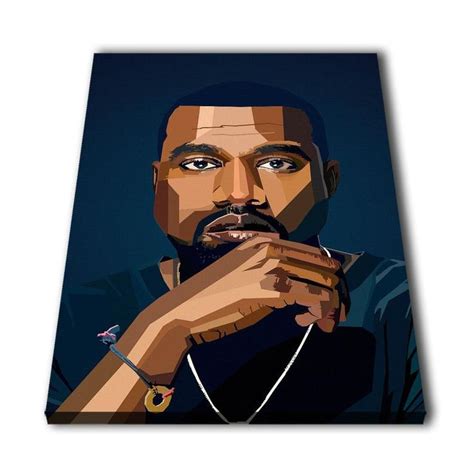 Hiphop Rapper Custom Canvas Material Giclee Print Painting Etsy