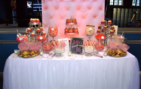 Pin By Treat Me Sweet Candy Buffets On Sweet 16 Candy Bar Ideas Sweet