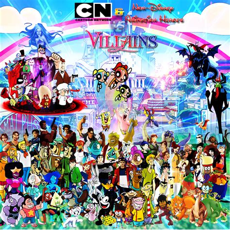 Cartoon Network And Non Disney Animation Heroes Vs Villains War