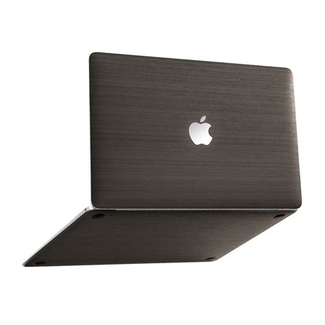 スキンシール Macbook Pro 13インチ 2020〜2022 ブラックブラッシュメタル Wraplus