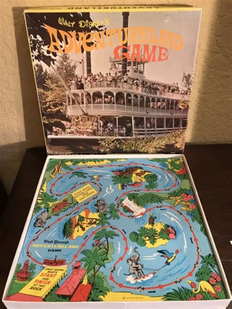 Original Vintage Walt Disneys Adventureland Board Game By John Sands