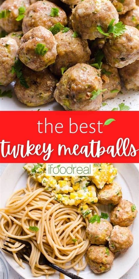 Healthy Turkey Meatballs Ifoodreal Com