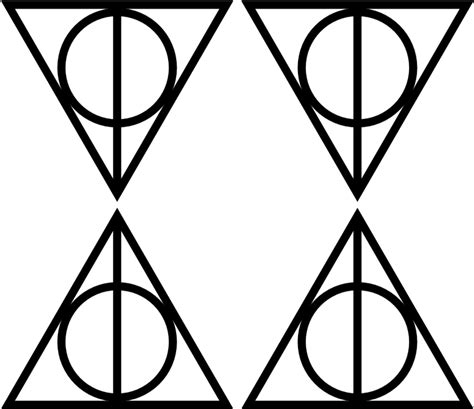 Download Deathly Hallows Symbol Transparent Deathly Hallows Symbol