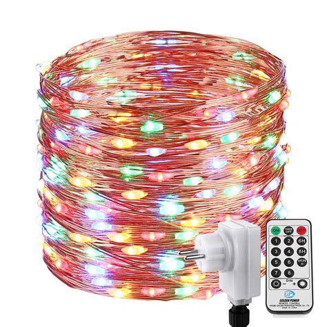 Qedertek Luci Albero Di Natale Catena Luminosa 20m 200 Led Luci Di