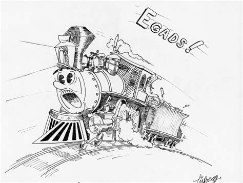 Cartoon Train By B24liberator On Deviantart
