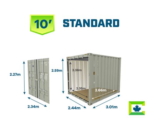 10 Foot Shipping Container Dimensions
