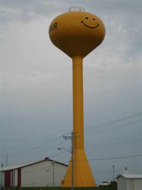 Smiley Tower Adair Iowas Famed Smiley Face Water Tower Flickr