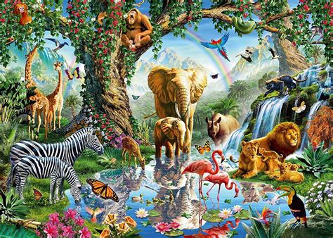 Ravensburger Adventures In The Jungle 1000 Piece Jigsaw Puzzle