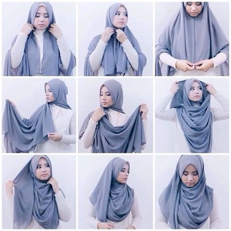 Tutorial Memakai Pashmina Untuk Ke Kampus Tutorial