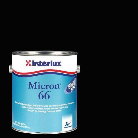 Interlux Micron 66 Bottom Paint Black Gallon West Marine