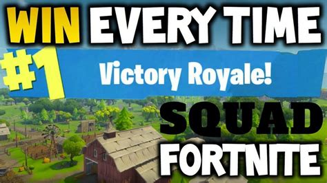 Fortnite Battle Royale Tutorial How To Get Easy Squad Wins Youtube