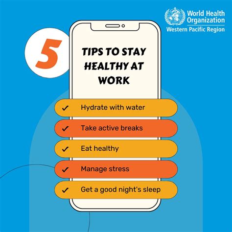 world health organization who western pacific on twitter here are 5 tips to keep you healthy