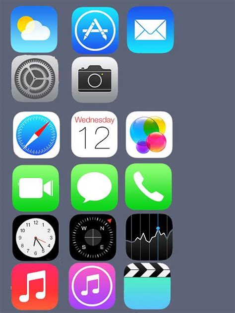 Customize and download white icons. iOS 7 icons - Your opinions? - iPhone, iPad, iPod Forums ...