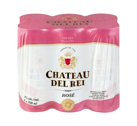 Chateau Del Rei Semi Sweet Rose 6 X 250 Ml Makro