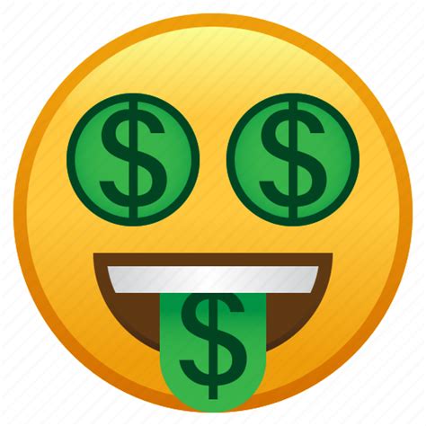 Dollar Emoji Face Money Mouth Smiley Icon Download On Iconfinder
