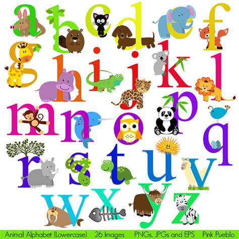 Make practicing alphabet tracing fun with these super cute, free printable animal alphabet cards. 10 Zoo Animal Font Images - Jungle Animal Alphabet Letters ...